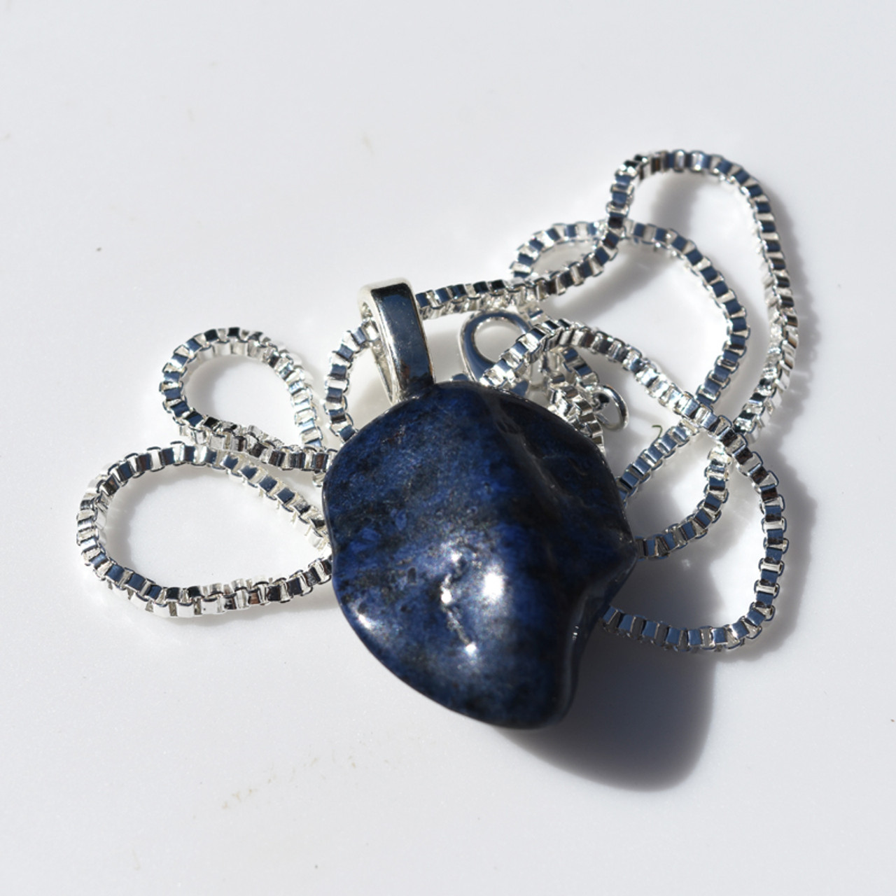 Dumortierite Stone Pendant