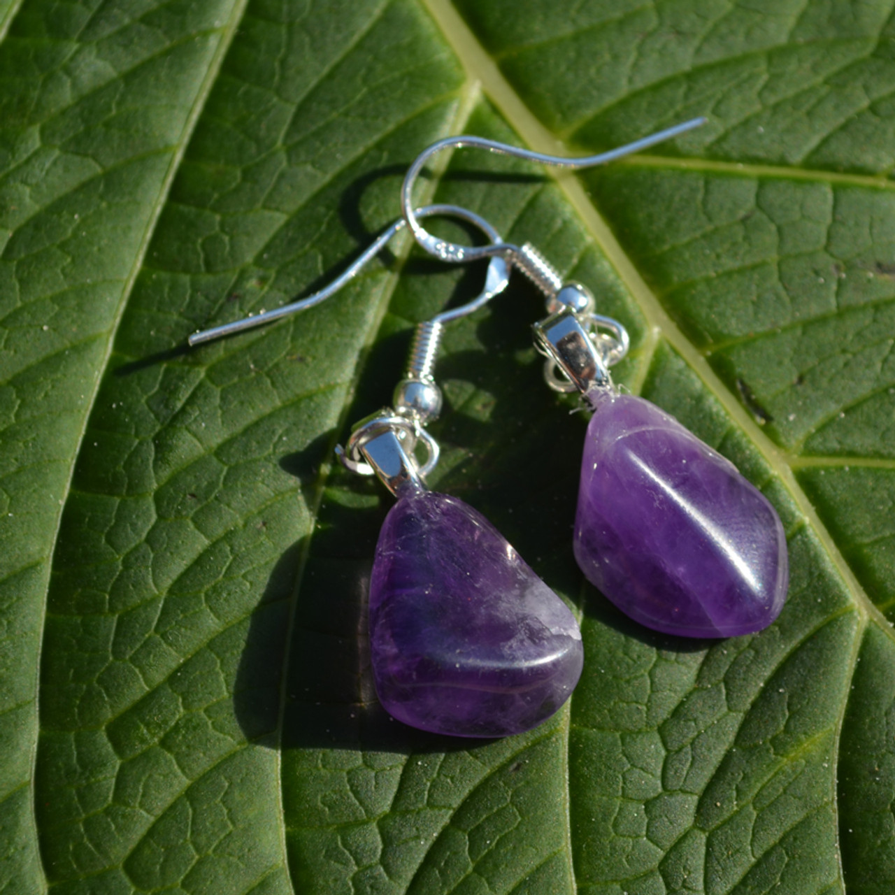 Purple Amethyst Earrings