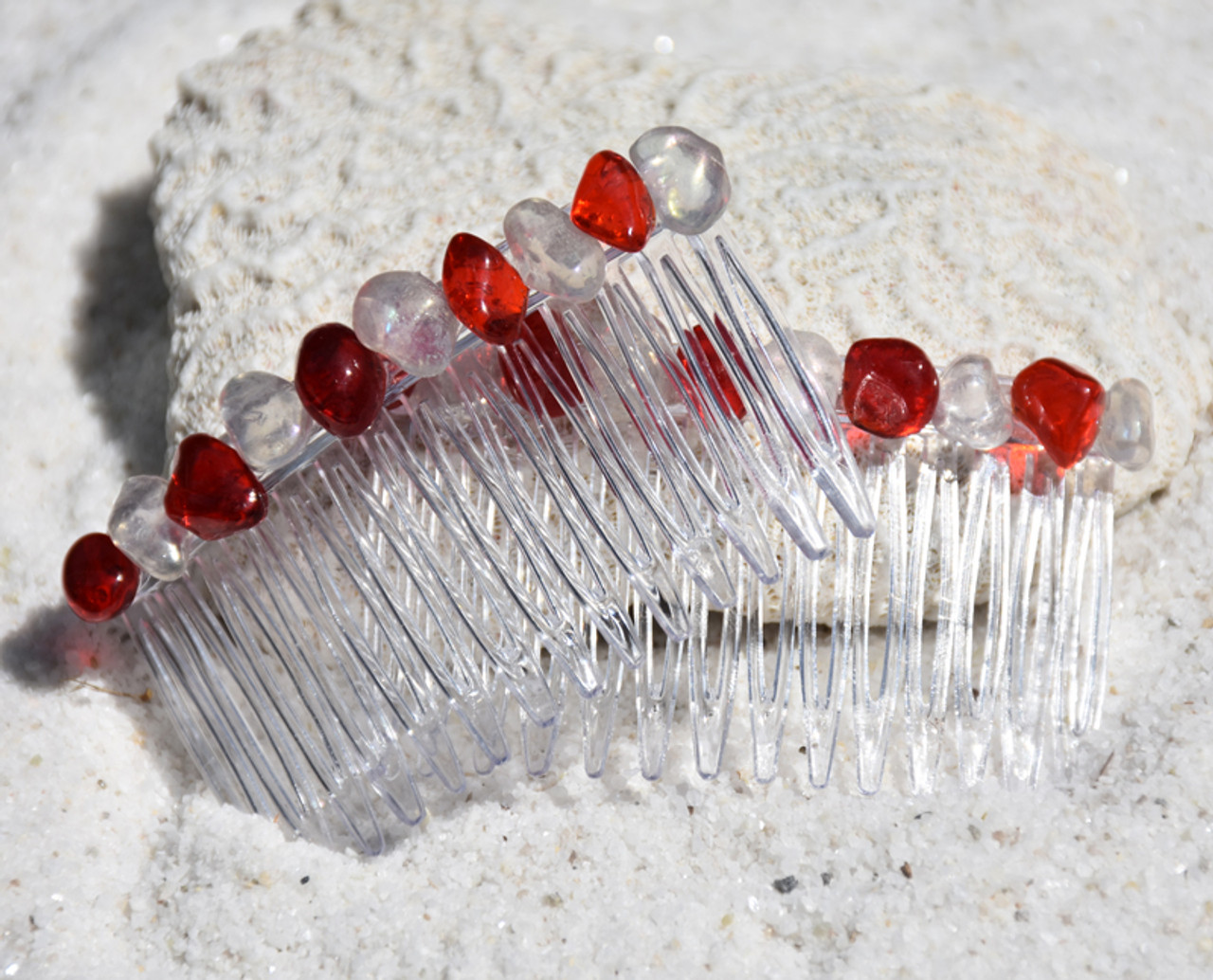 Candy Cane Hair Combs