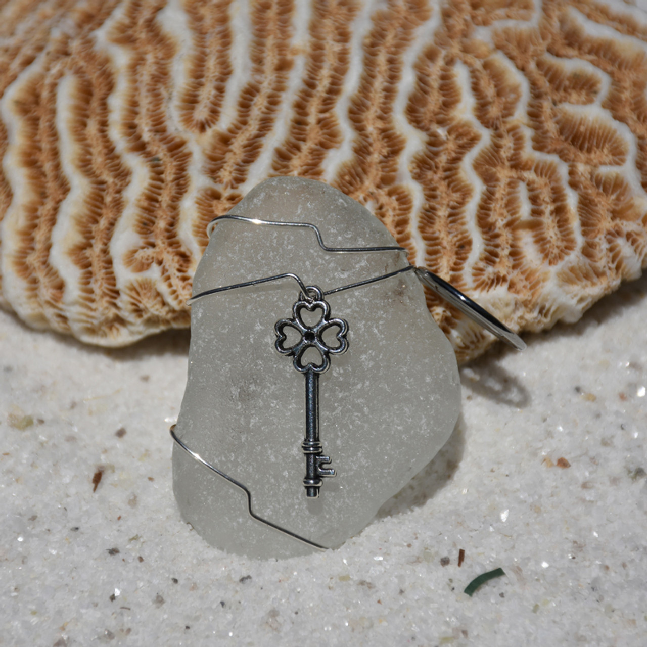 Shamrock Skeleton Key Ornament