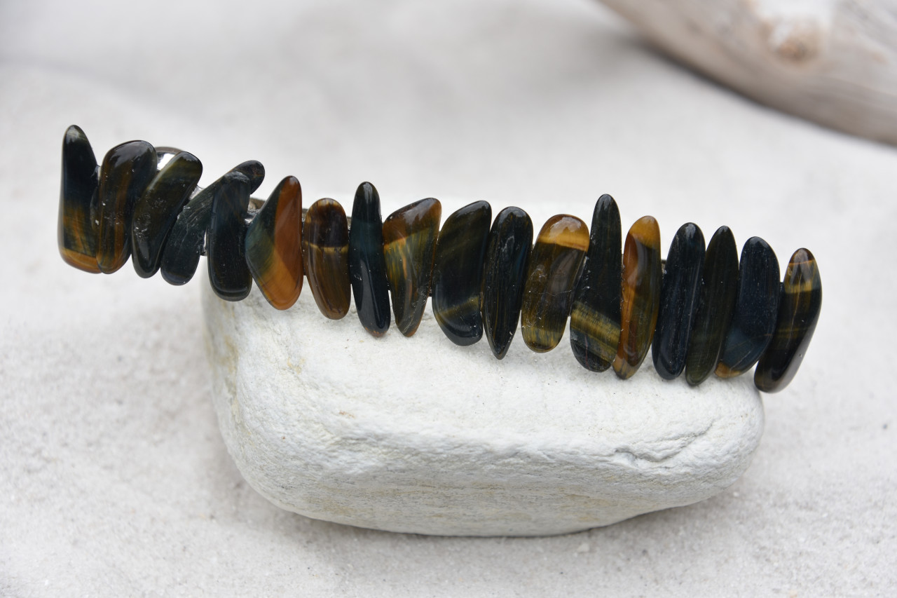 Tiger's Eye  Stone French Barrette