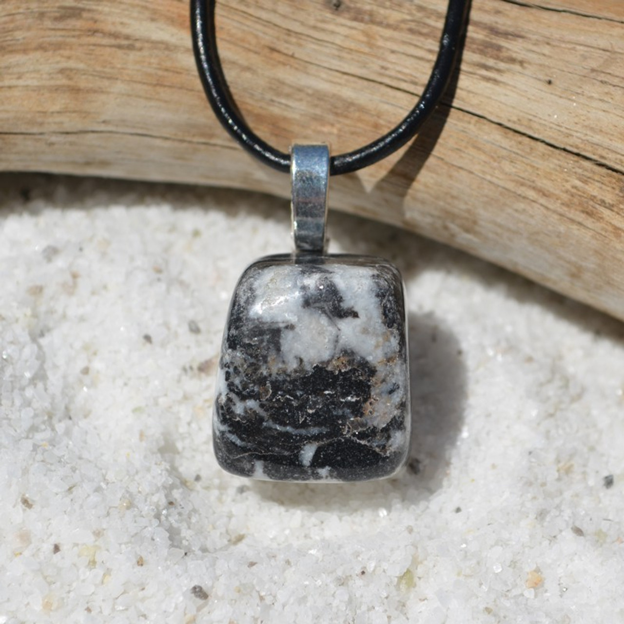 Marble Zebra Jasper Necklace