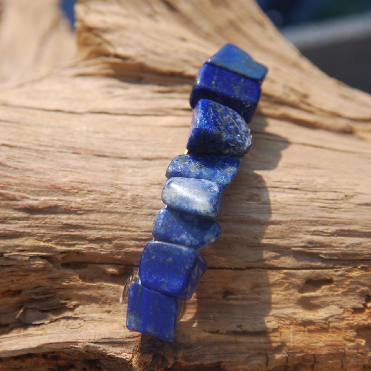 Lapis Lazuli  Stone French Barrette Hair Clip - 60 MM - Made to Order