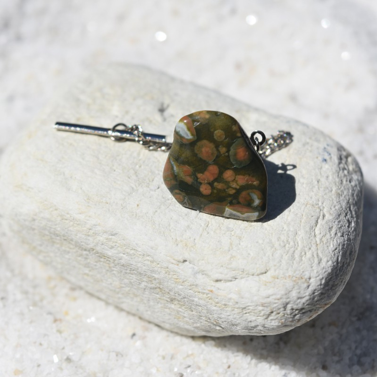 Rhyolite Stone Tie Tack