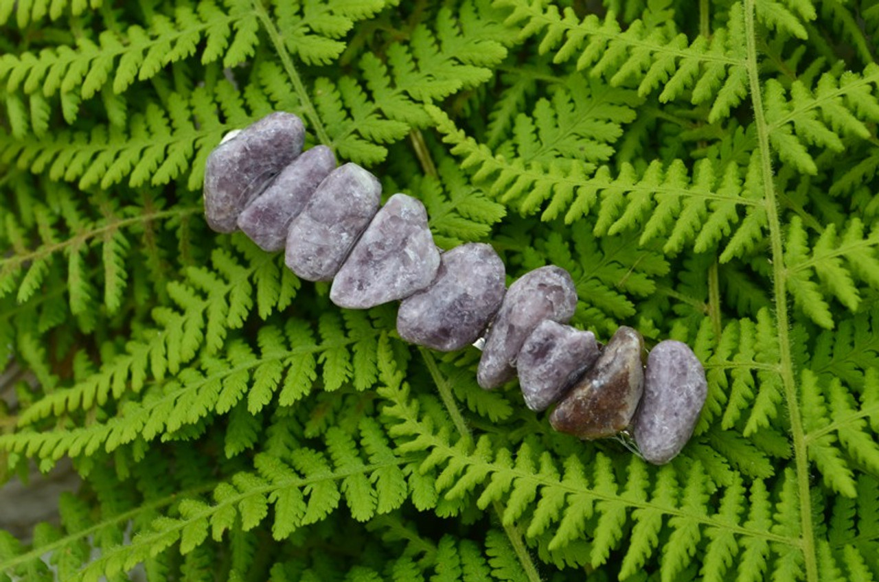 Lepidolite Stone French Barrette Hair Clip