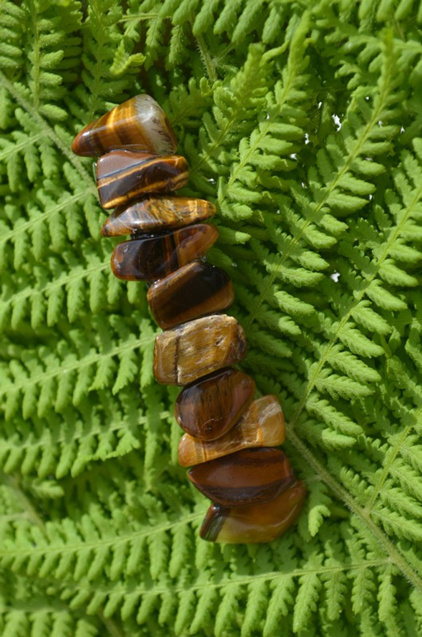 Gold Tiger's Eye Stone Hair Clip