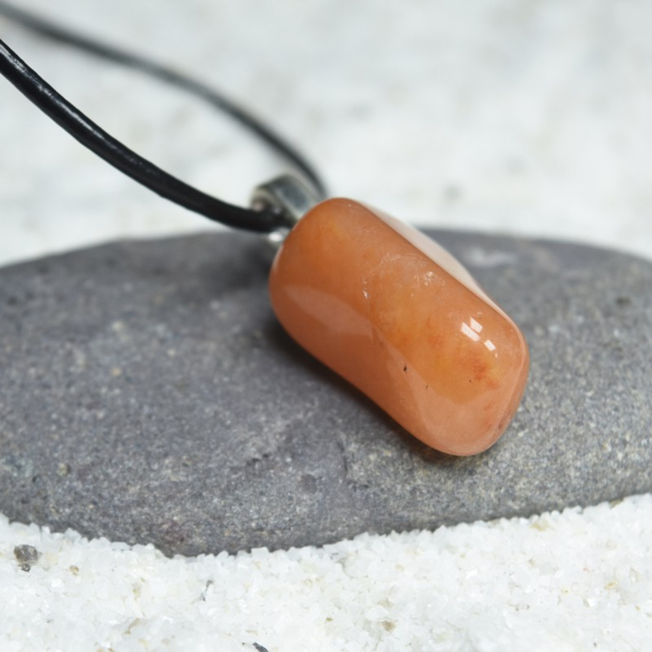 Peach Quartz Necklace