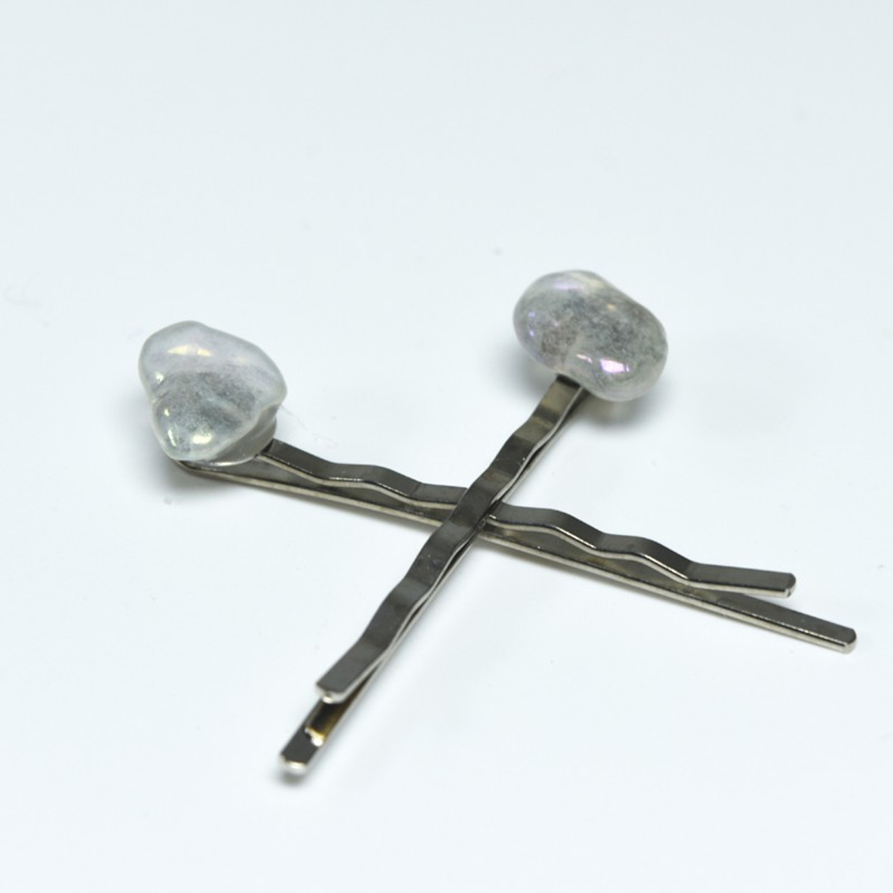 Moonstone Hair Pins (Quantity of 2) - Made to Order