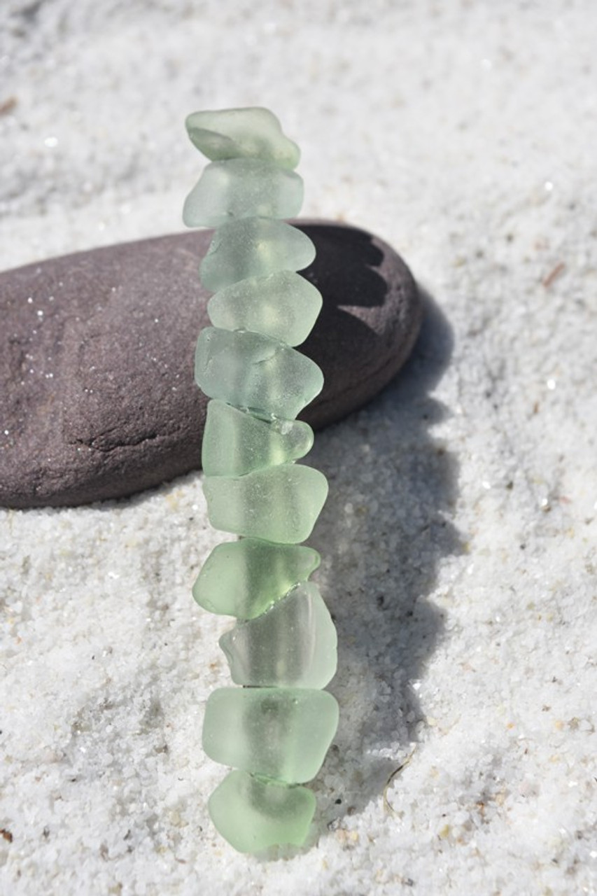 
 Sea Foam Sea Glass Barrette