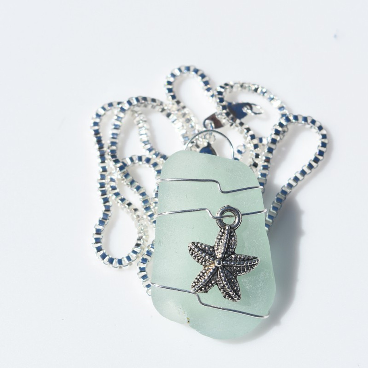 Wire Wrapped Starfish Necklace