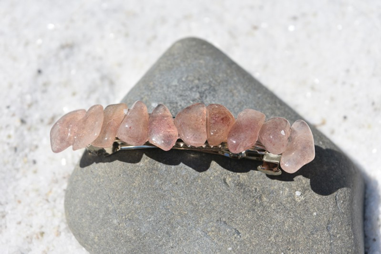 Red Aventurine Barrette