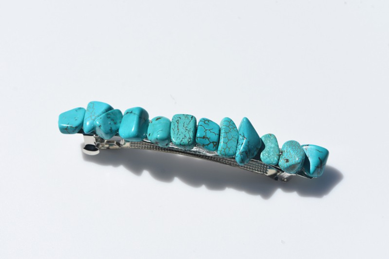 Turquoise Stone Barrette