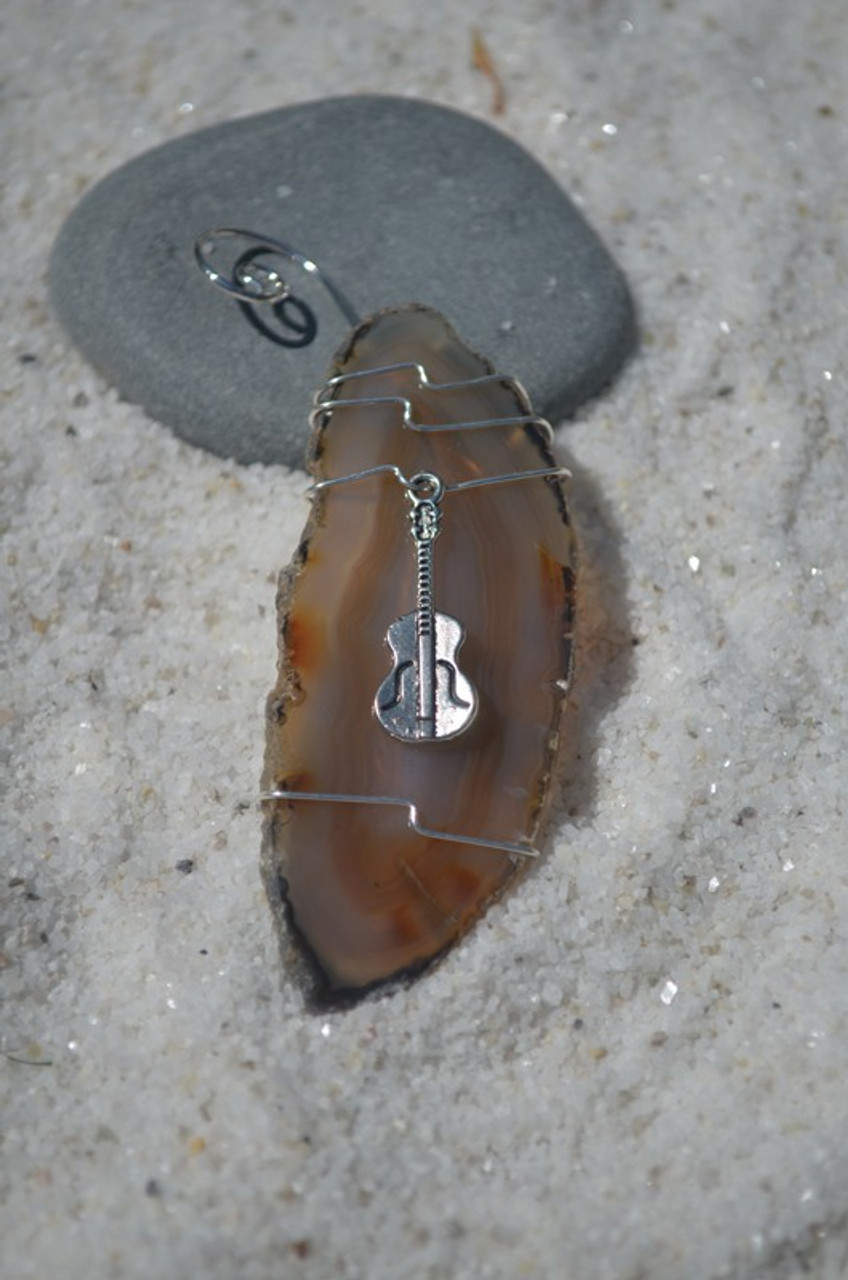 Wire Wrapped Guitar Ornament