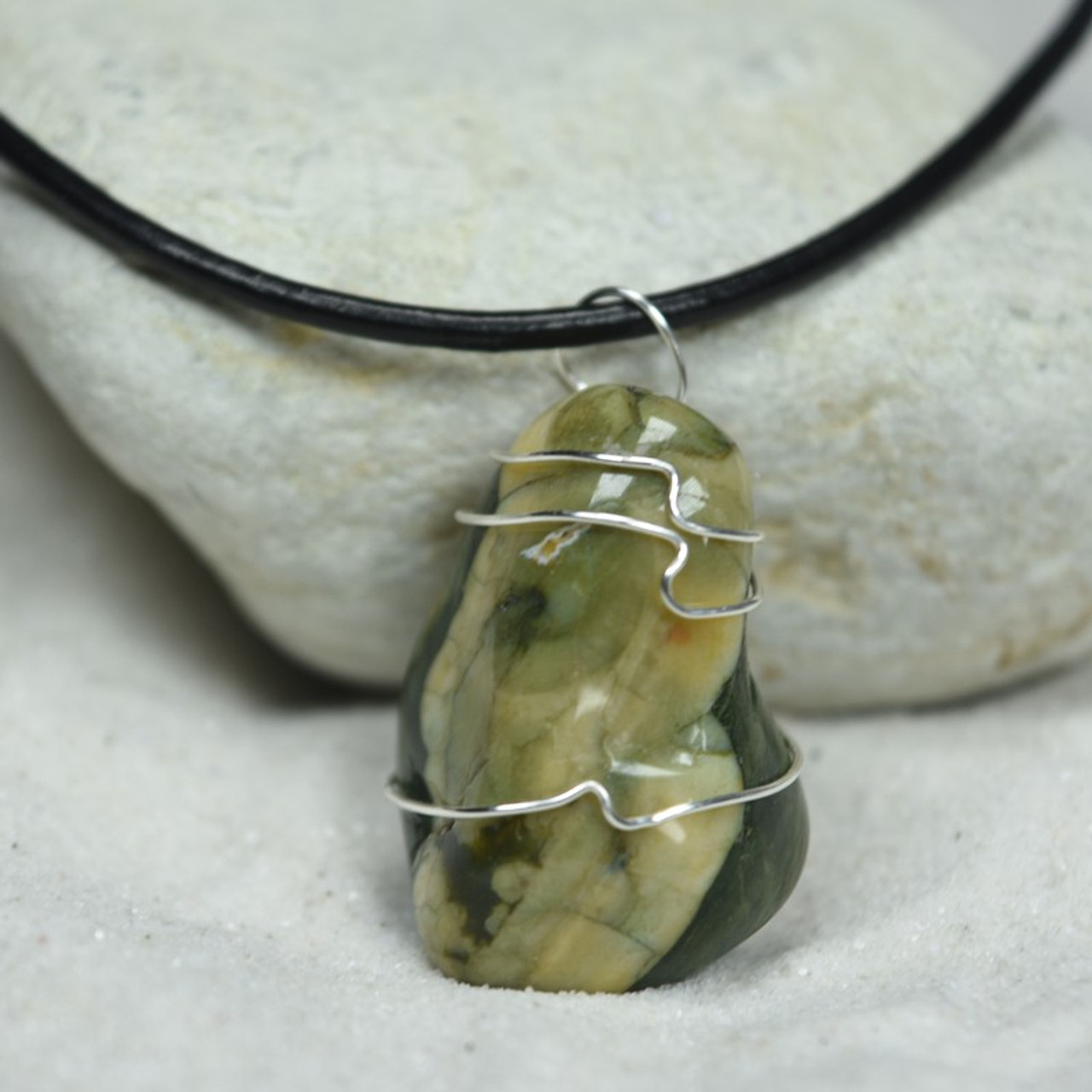 Rhyolite Stone Necklace