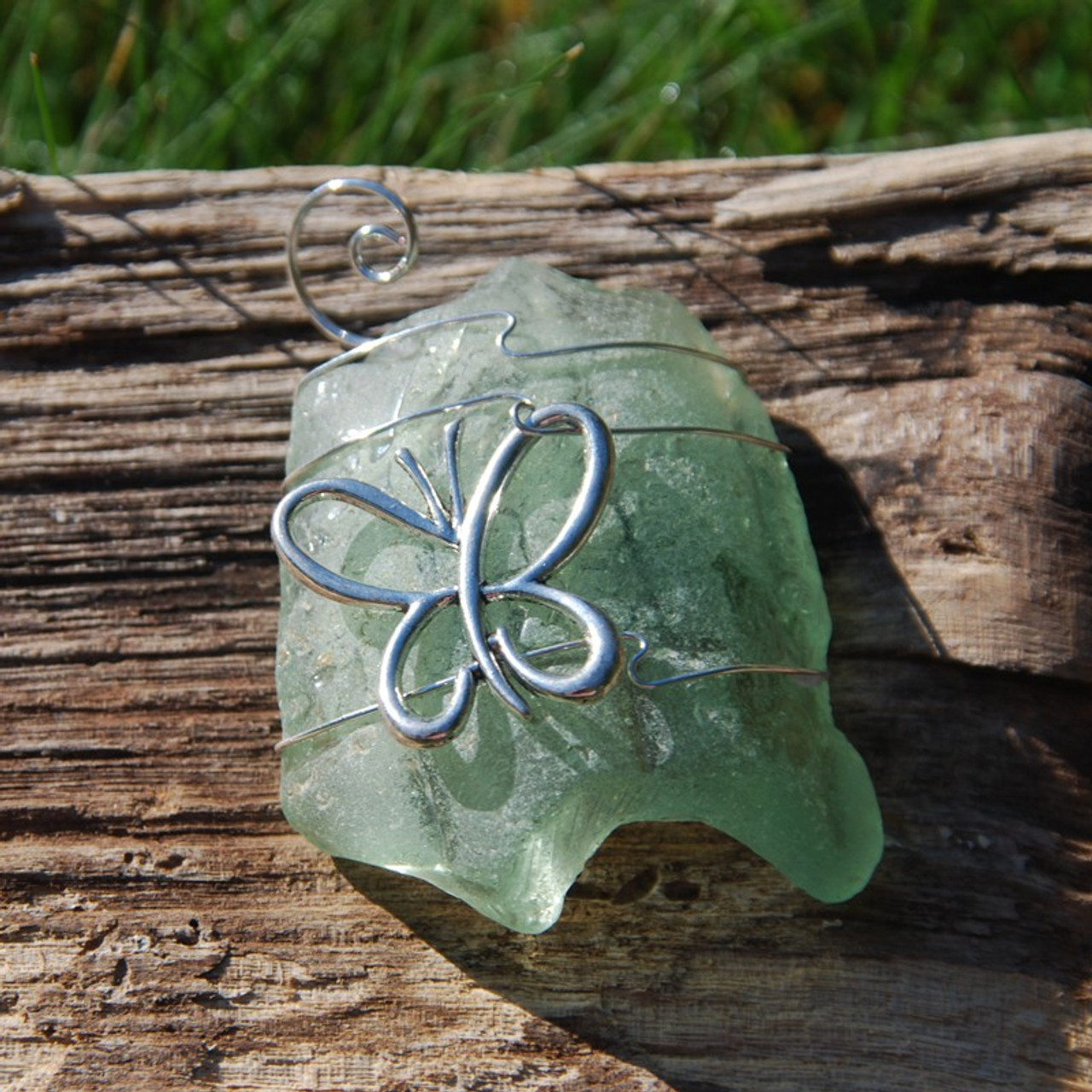 Wire Wrapped Butterfly Ornament