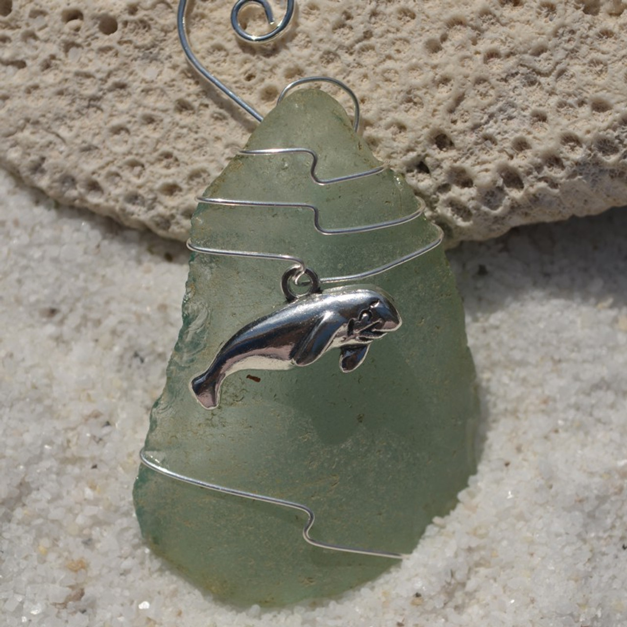 Manatee Christmas Ornament