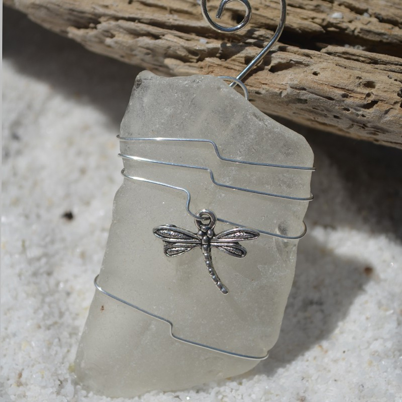 Wire Wrapped Dragonfly Ornament