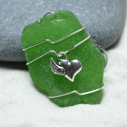 Winged Heart Christmas Ornament