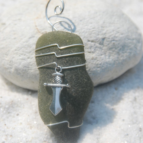Dagger Sea Glass Ornament