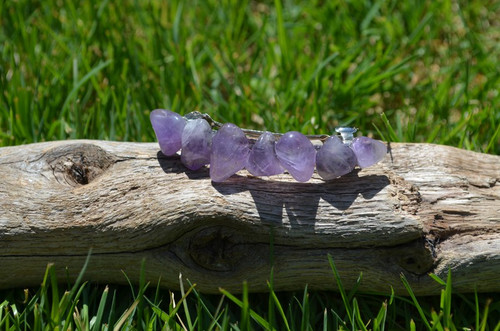 Amethyst Stone French Barrette