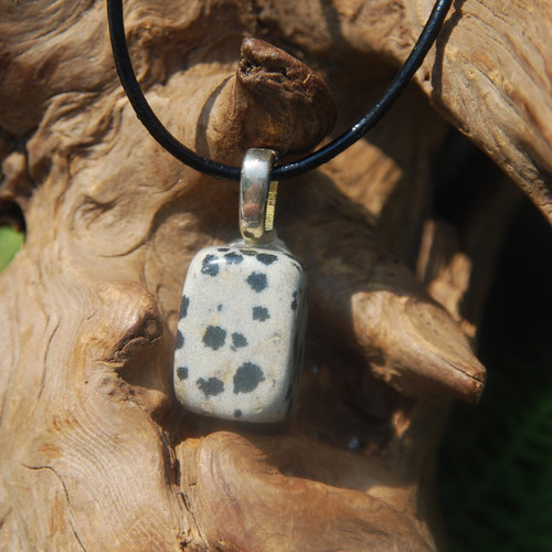 Dalmatian Jasper Stone Necklace
