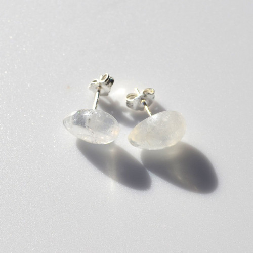 Moonstone Stud Earrings