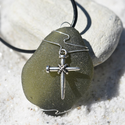  Nail Cross Necklace
