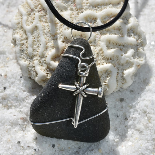  Nail Cross Necklace