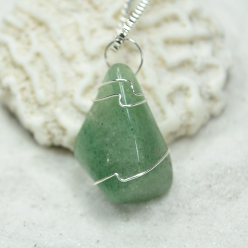 Green Aventurine Stone Necklace
