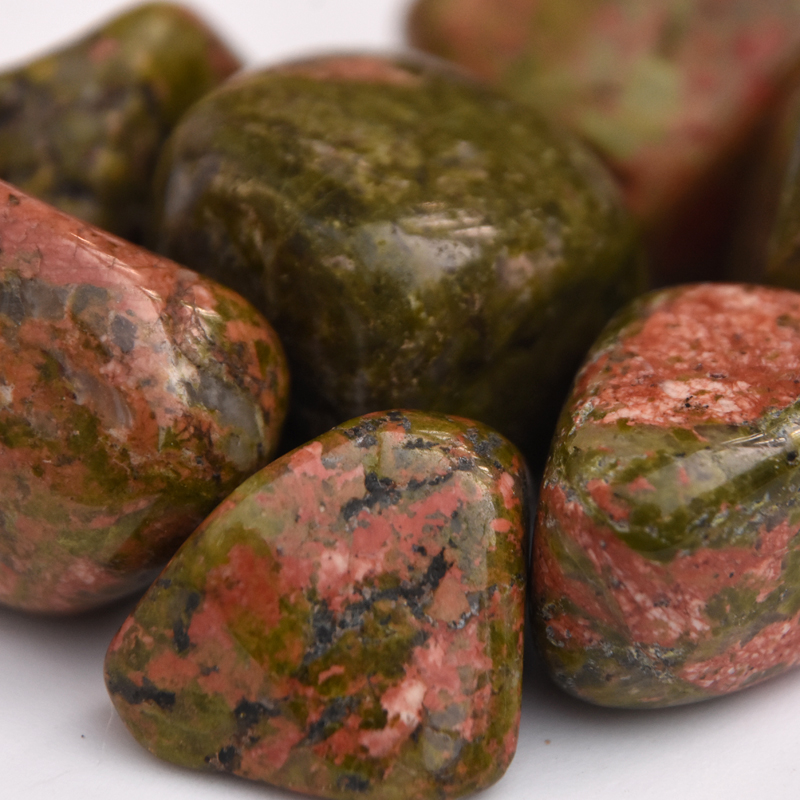 Tumbled Unakite Jasper