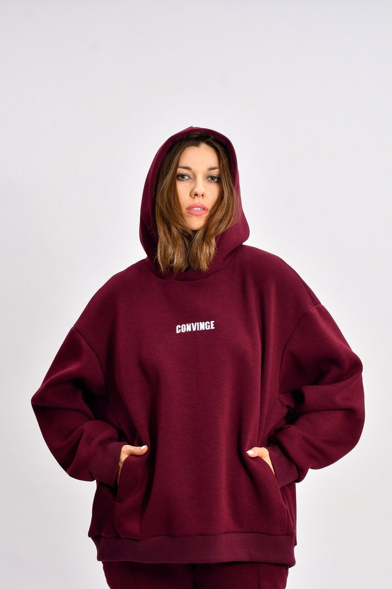 New red hoodie for unisex