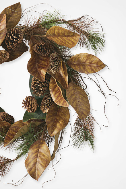 Magnolia and Pine Wreath
