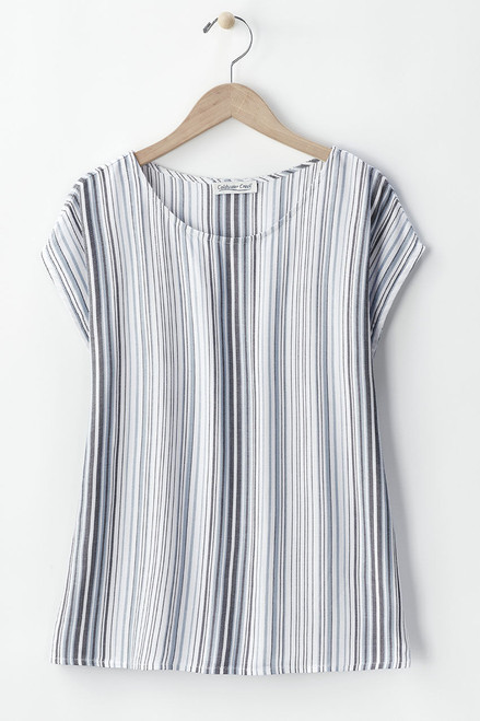 Soft Touch Striped Shell