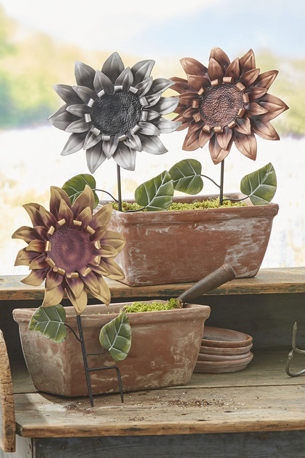Sunflower Garden Stakes