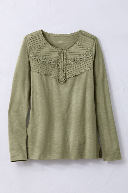 Lace Charmed Henley