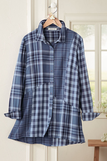 Indigo Into the Mix Tunic