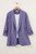 Ruched Linen Jacket