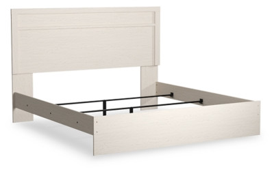 Ashley Stelsie White King Panel Bed