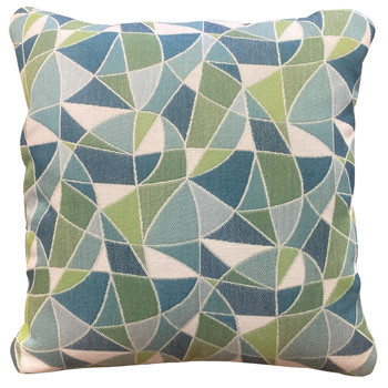 Ashley Seanow 
Next-Gen Nuvella Green Turquoise White Pillow (Set of 4)