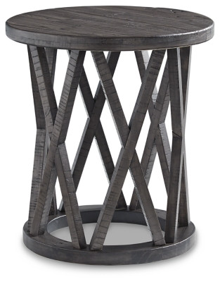 Ashley Sharzane Grayish Brown 2 End Tables