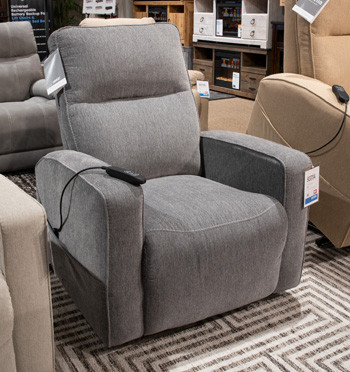 Ashley Starganza Gray Power Lift Recliner