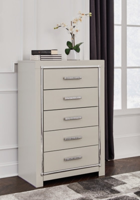 Ashley Zyniden Silver Chest of Drawers