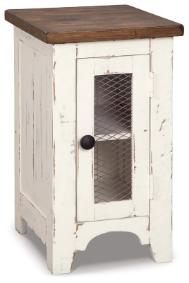 Ashley Wystfield White Brown 2 End Tables