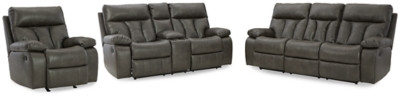 Ashley Willamen Quarry Sofa, Loveseat and Recliner