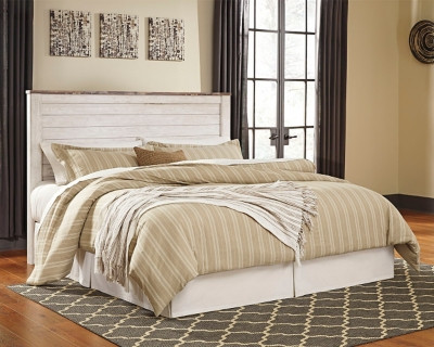 Ashley Willowton Whitewash King/California King Panel Headboard