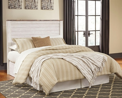 Ashley Willowton Whitewash Queen Panel Headboard