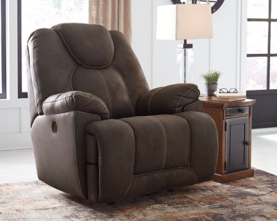 Ashley Warrior Fortress Coffee Power Recliner