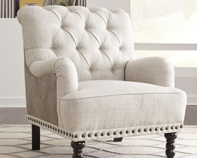 Ashley Tartonelle Ivory Taupe Accent Chair