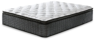 Ashley Ultra Luxury ET with Memory Foam White Mattress with Adjustable Base