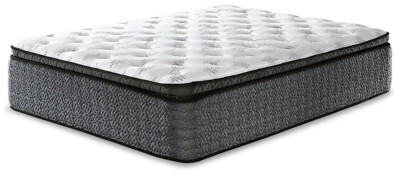 Ashley Ultra Luxury PT with Latex White Mattress with Adjustable Base